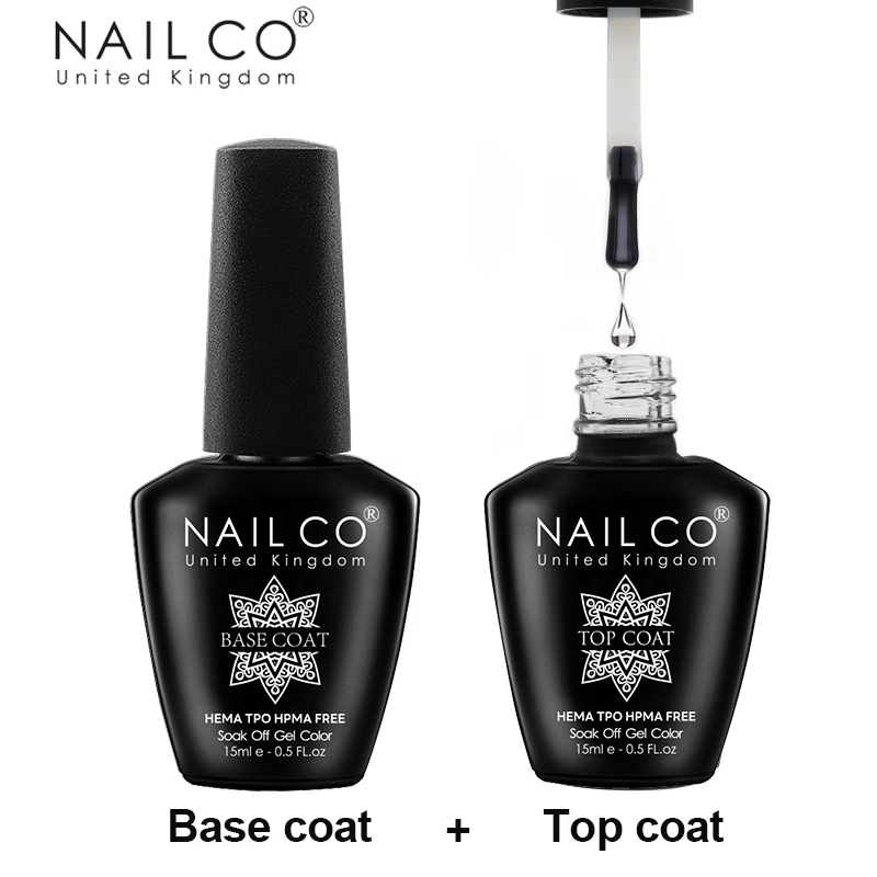 Nail Art One Piece - NAILCO 15 مللي معطف فوقي وقاعدة