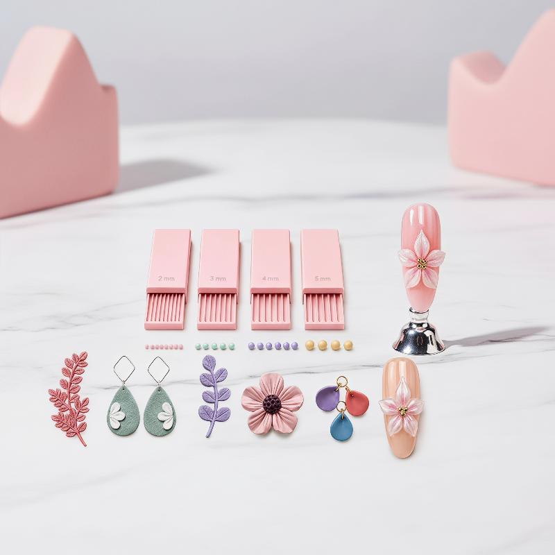 Nail Art Jelly - أداة تشكيل خرزات فن الأظافر، مجموعة