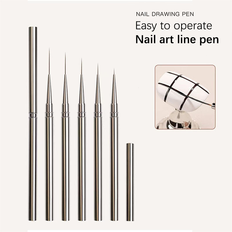 Nail Art Sch - 1 قطعة مسمار فُرش رسم الفرنسية