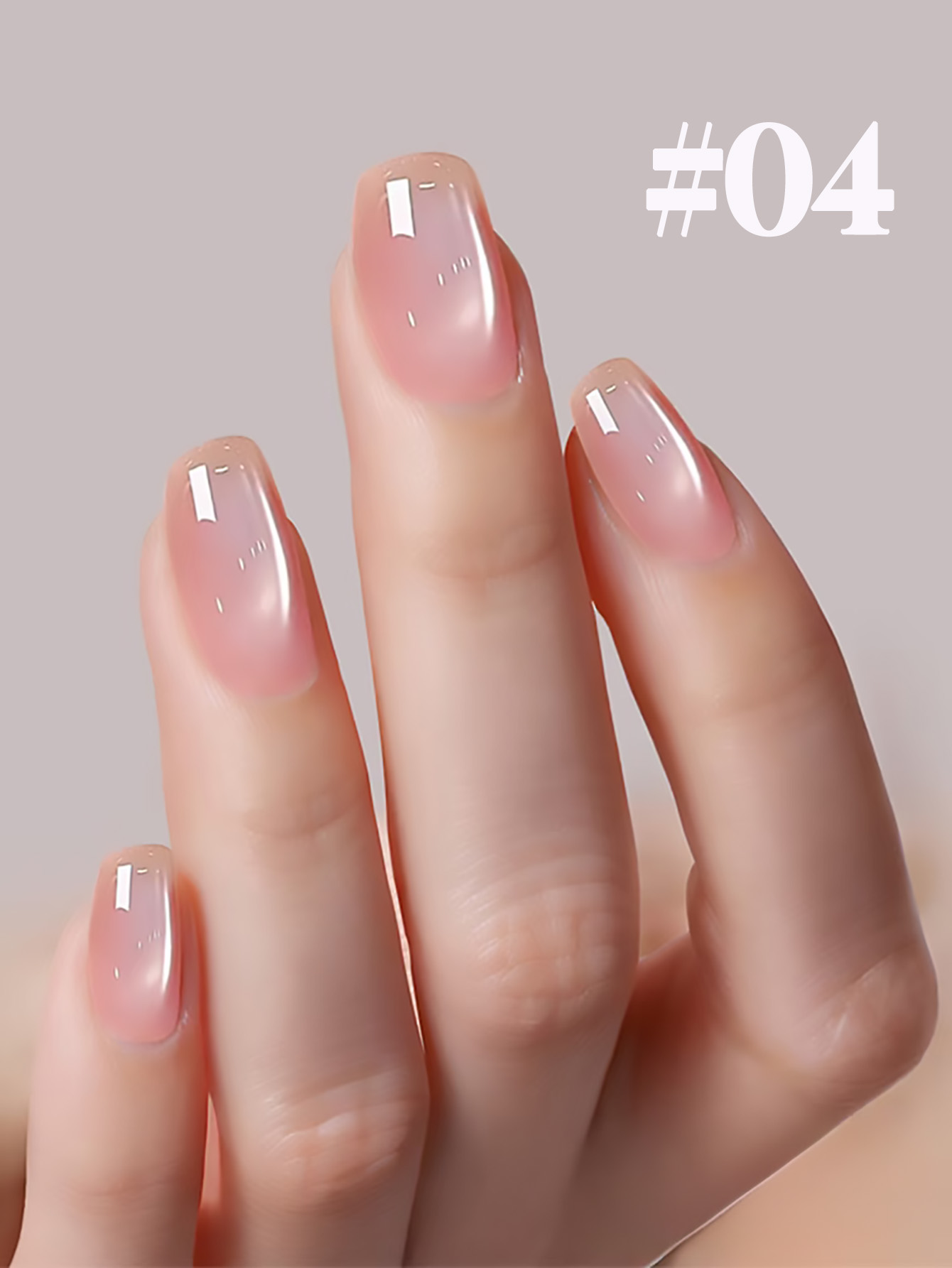 Nail Art Cat Eye Pink - 1-12 قطعة TC لطيف الطازجة فتاة