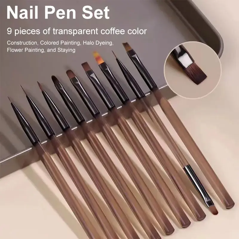 مجموعة فرش أظافر متعددة الرؤوس - مراجعة Nail Art Sch وسعره