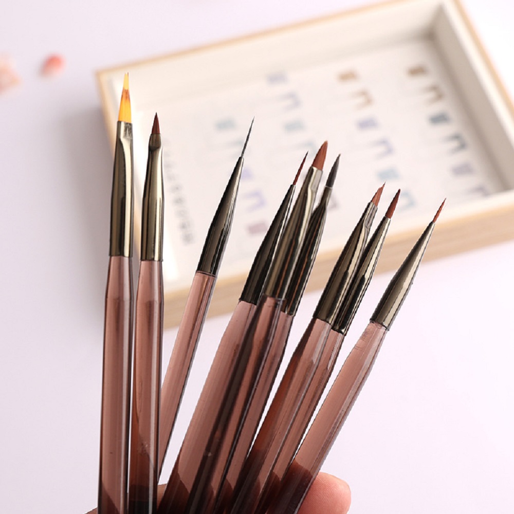 مجموعة فرش أظافر متعددة الرؤوس - مراجعة Nail Art Sch وسعره