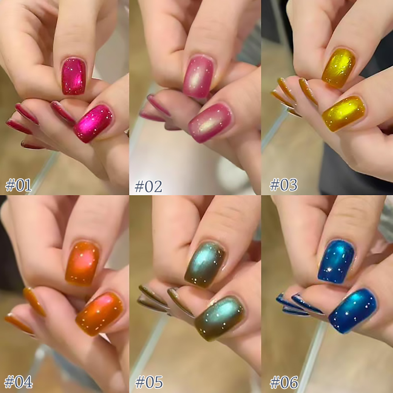 WS قطعة واحدة 2026 جل أظافر جد - مراجعة Nail Art Cat Eye Pink وسعره