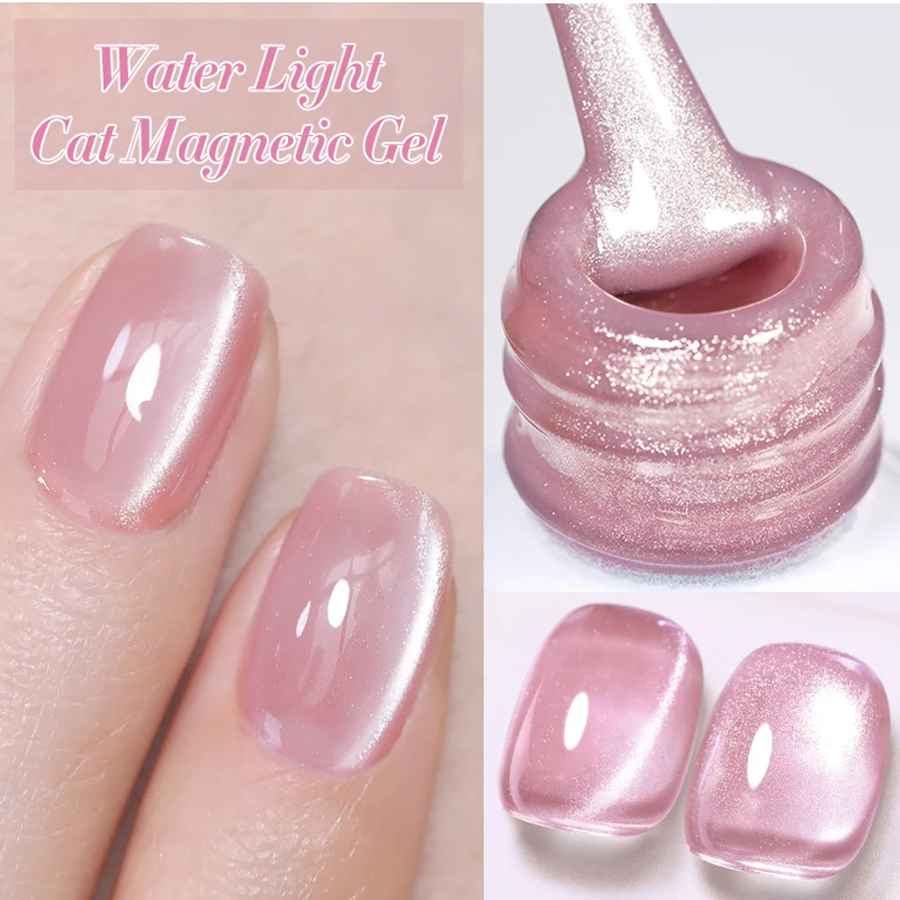 TC 1 قطعة صيف جديد الوردي الخو - مراجعة Nail Art Cat Eye Pink وسعره