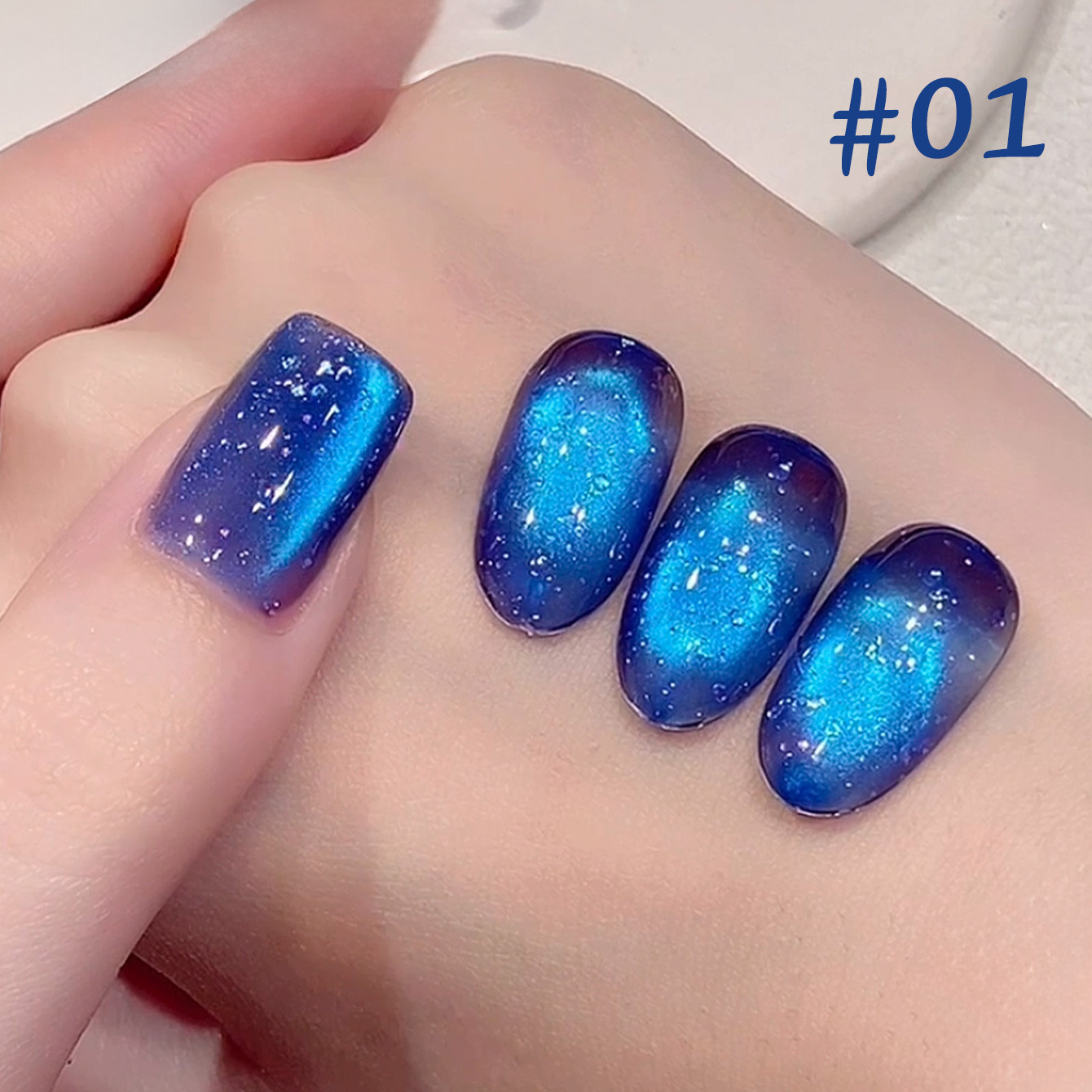 TC 1 قطعة صيف جديد الوردي الخو - مراجعة Nail Art Cat Eye Pink وسعره