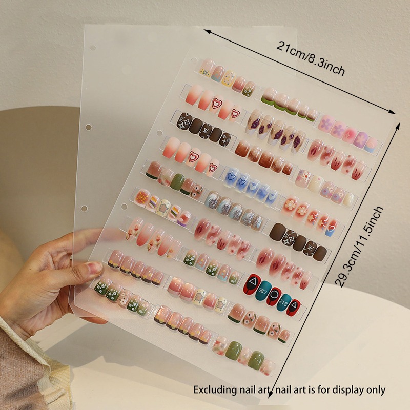 كتاب تخزين كبير السعة لقطع فن  - مراجعة Nail Art One Piece وسعره