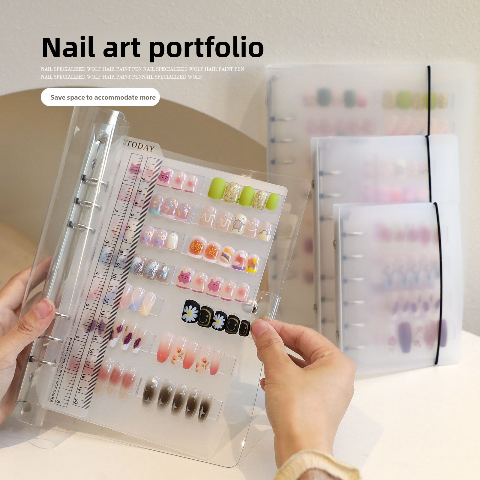 كتاب تخزين كبير السعة لقطع فن  - مراجعة Nail Art One Piece وسعره