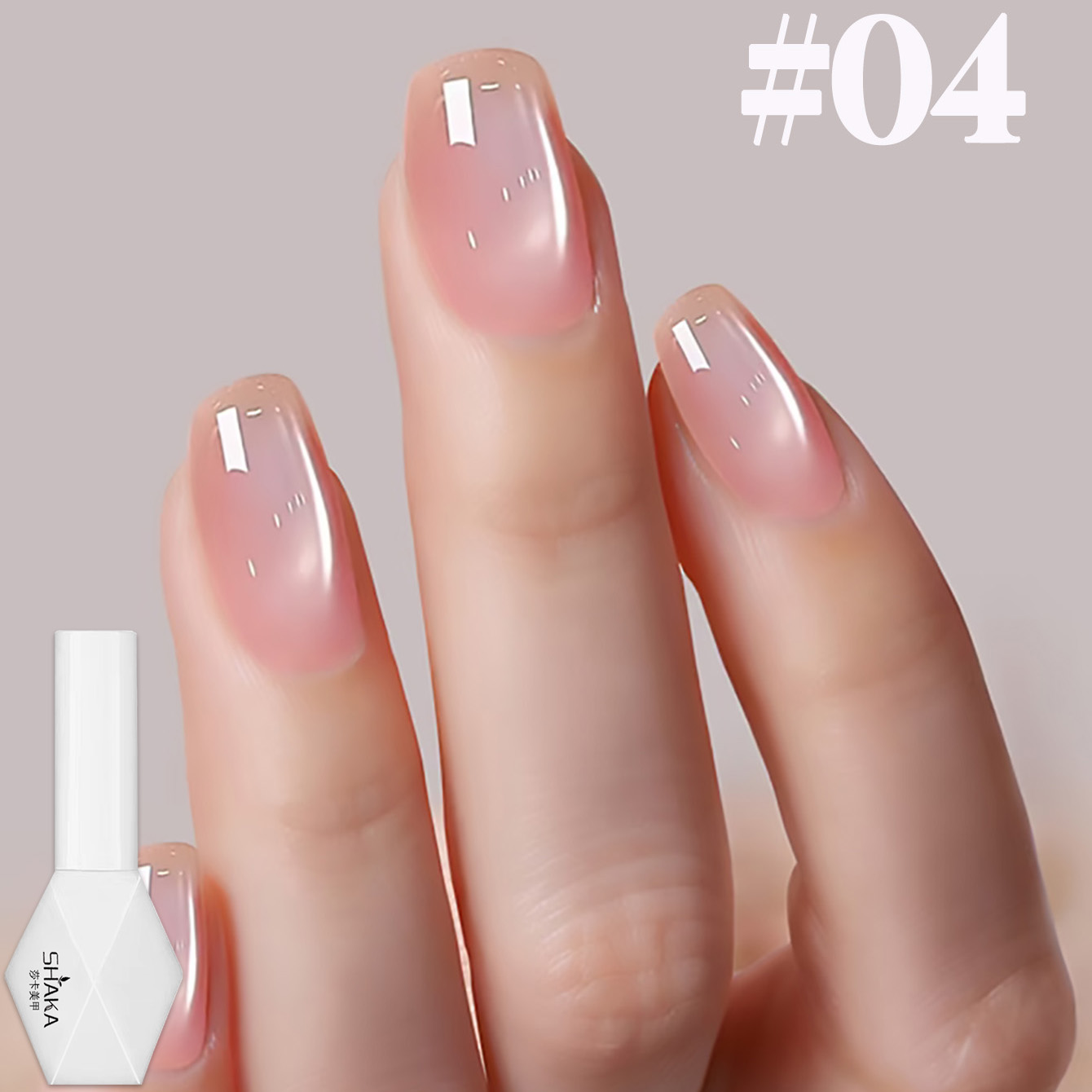 طلاء أظافر جل شاكا 1-12 قطعة،  - مراجعة Nail Art Pink Cat Eye وسعره