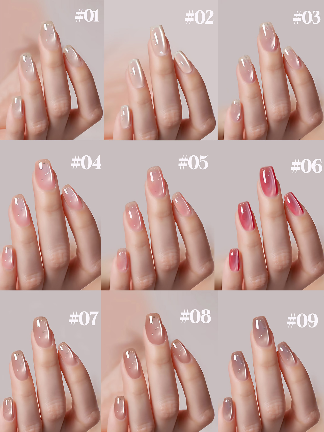 1-12 قطعة TC لطيف الطازجة فتاة - مراجعة Nail Art Cat Eye Pink وسعره