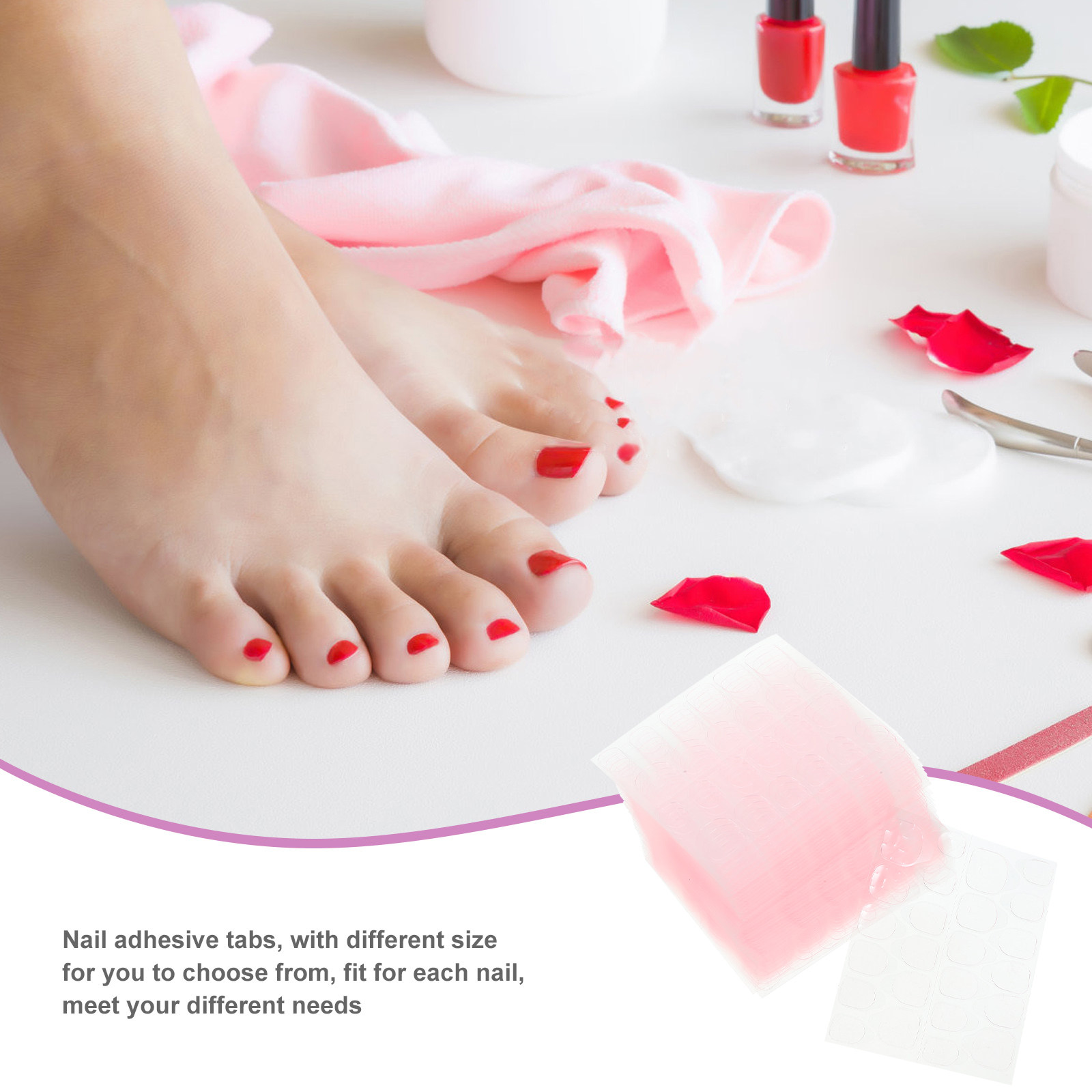 50 ورقة من ملصقات الأظافر الاص - مراجعة Nail Art Jelly وسعره