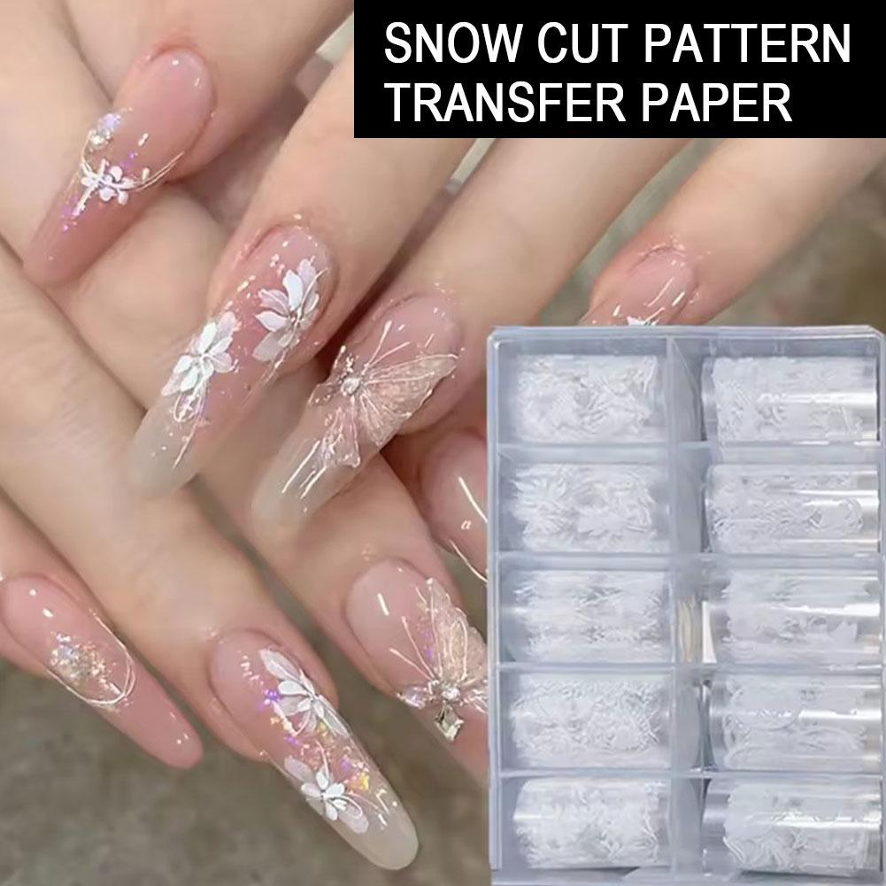 10 لفات من رقائق الأظافر الجدي - مراجعة Nail Art Denim وسعره