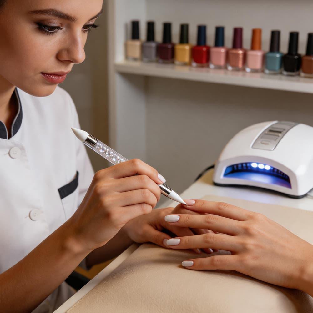 قلم سيليكون مزدوج الرأس لفن ال - مراجعة Nail Art Sch وسعره